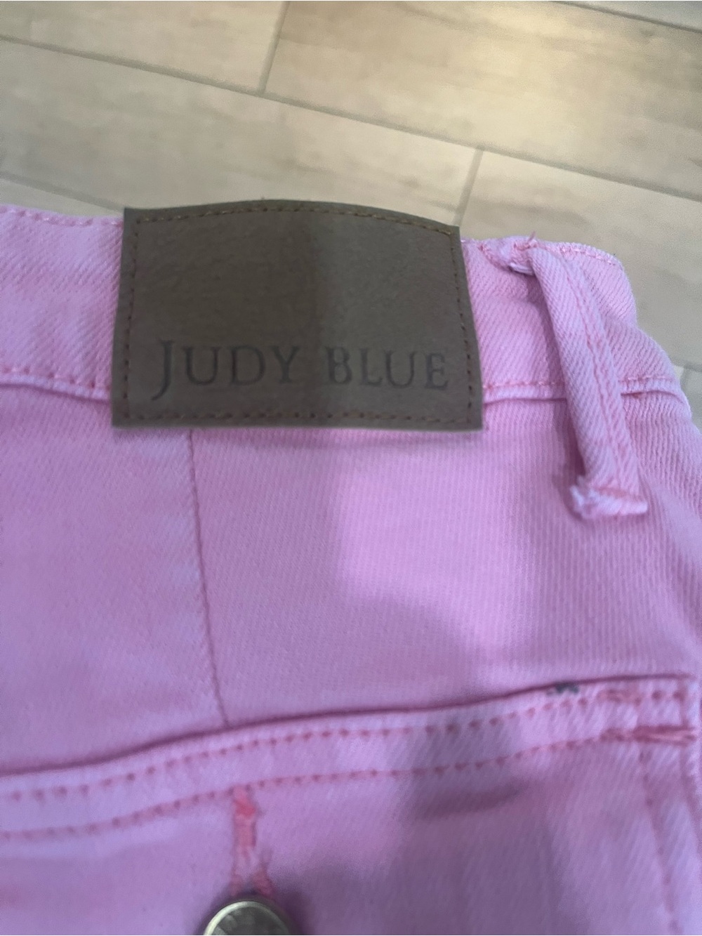 Judy Blue Pastel Pink High-Rise Cargo Pants - Picture 3 of 6